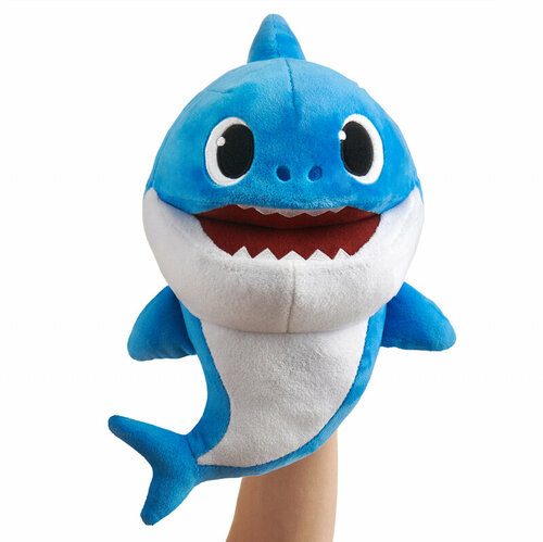 Мягкая игрушка WowWee 61083 перчаточная Baby Shark Папа Акула