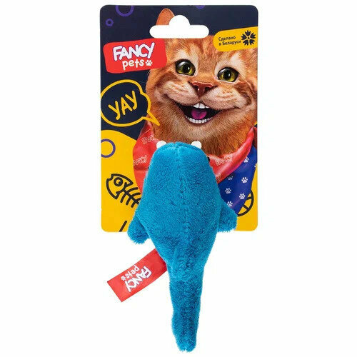 [26232] FANCY PETS Мягкая игрушка для животных Акула цветная 1/50 FPP2 мягкая игрушка fancy акула 98 см в ассортименте