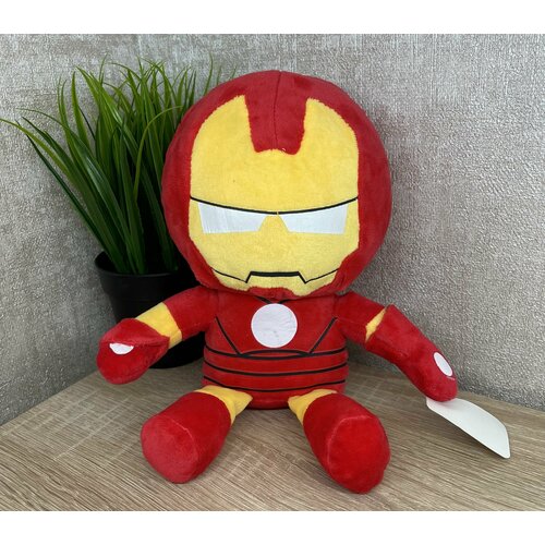 Мягкая игрушка супергерой Железный человек, 30 см, Marvel / Мстители