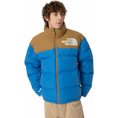 куртка the north face 92 low fi hi tek nuptse коричневый бежевый Куртка The North Face, размер XS, синий