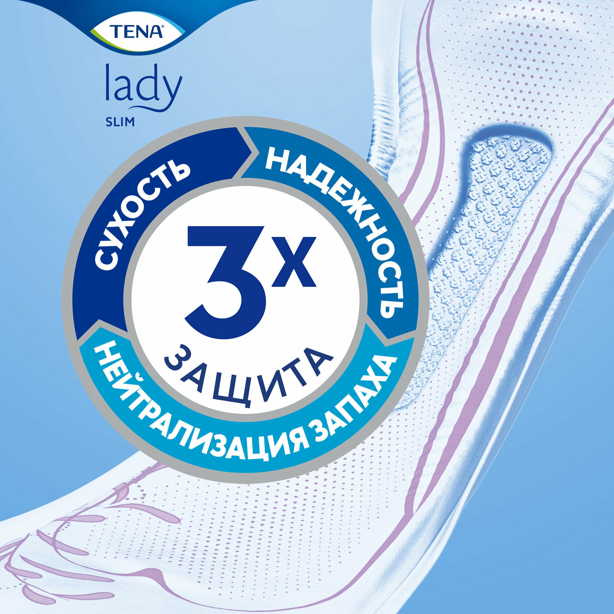 Прокладки Tena Lady Slim Extra Plus, 8 шт.