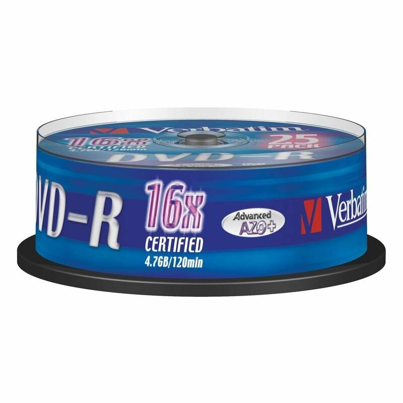 диски dvd-r 4.7Gb 16x Azo+ Verbatim - фото №10