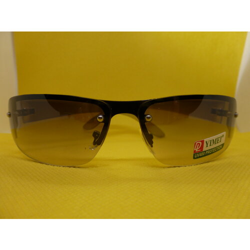 Солнцезащитные очки YIMEI, коричневый, серый