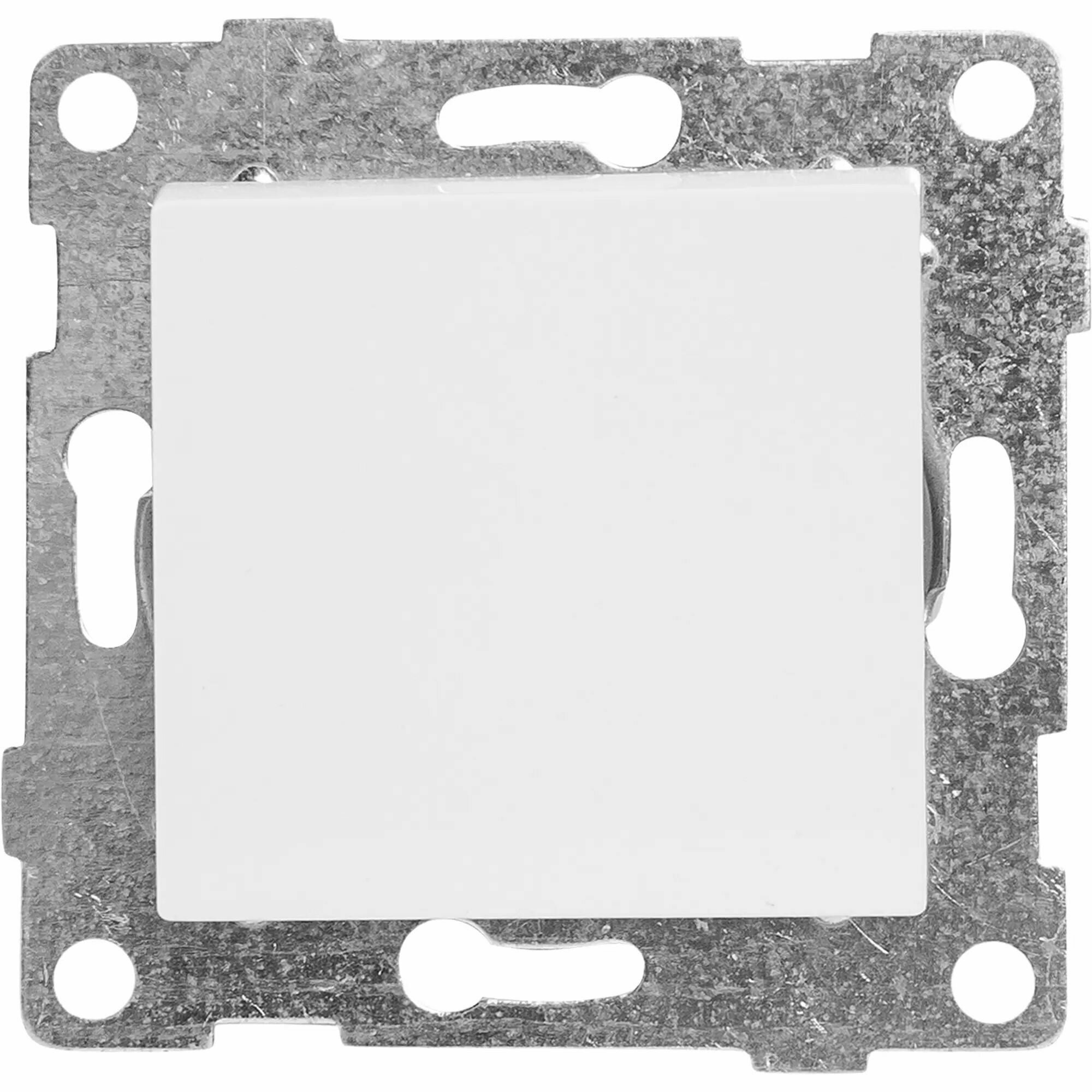 фото Выключатель встраиваемый Gusi Electric 1 клавиша цвет белый