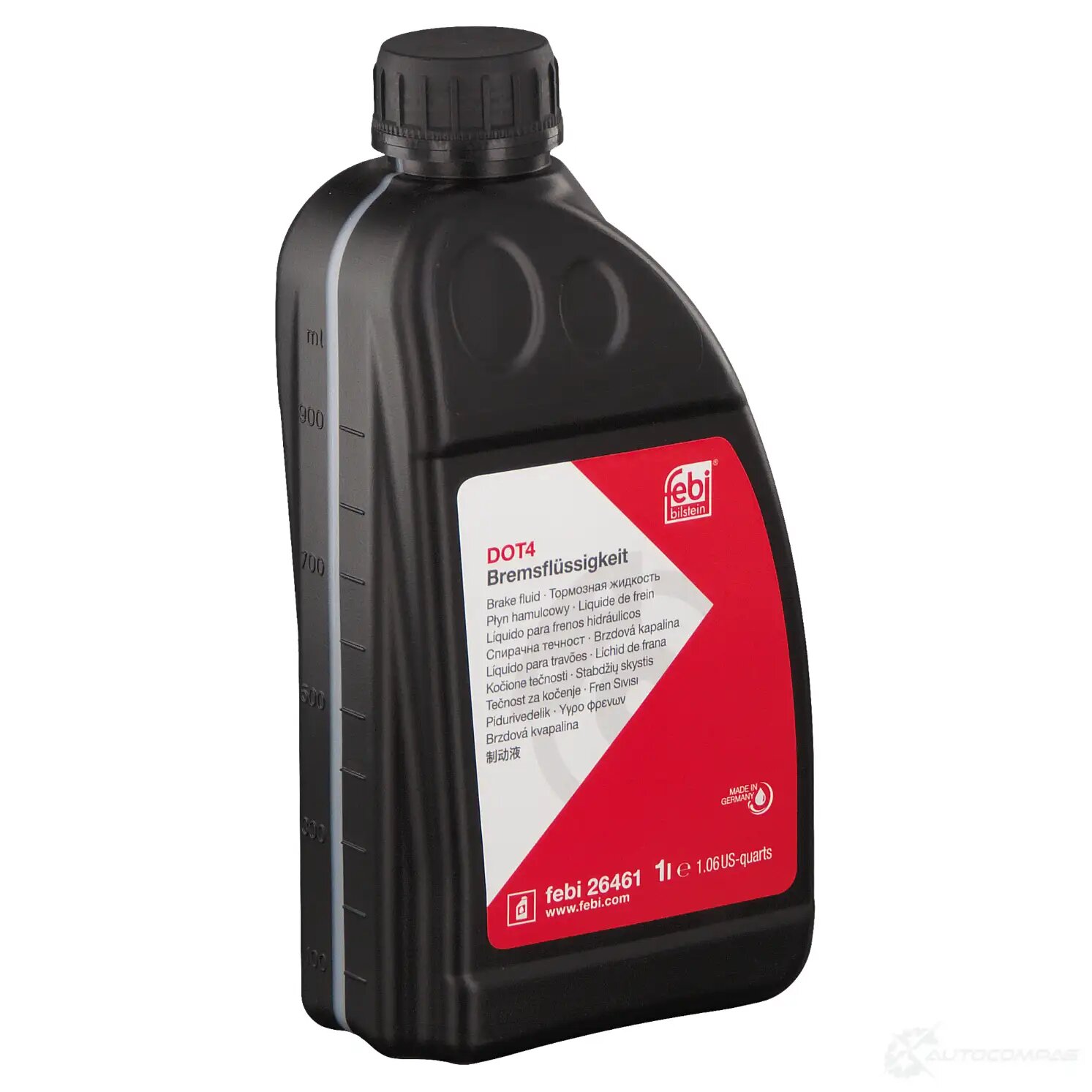 Жидкость Тормозная Febi Brake Fluid Dot4 1 Л 26461 Febi арт. 26461 - фотография № 4