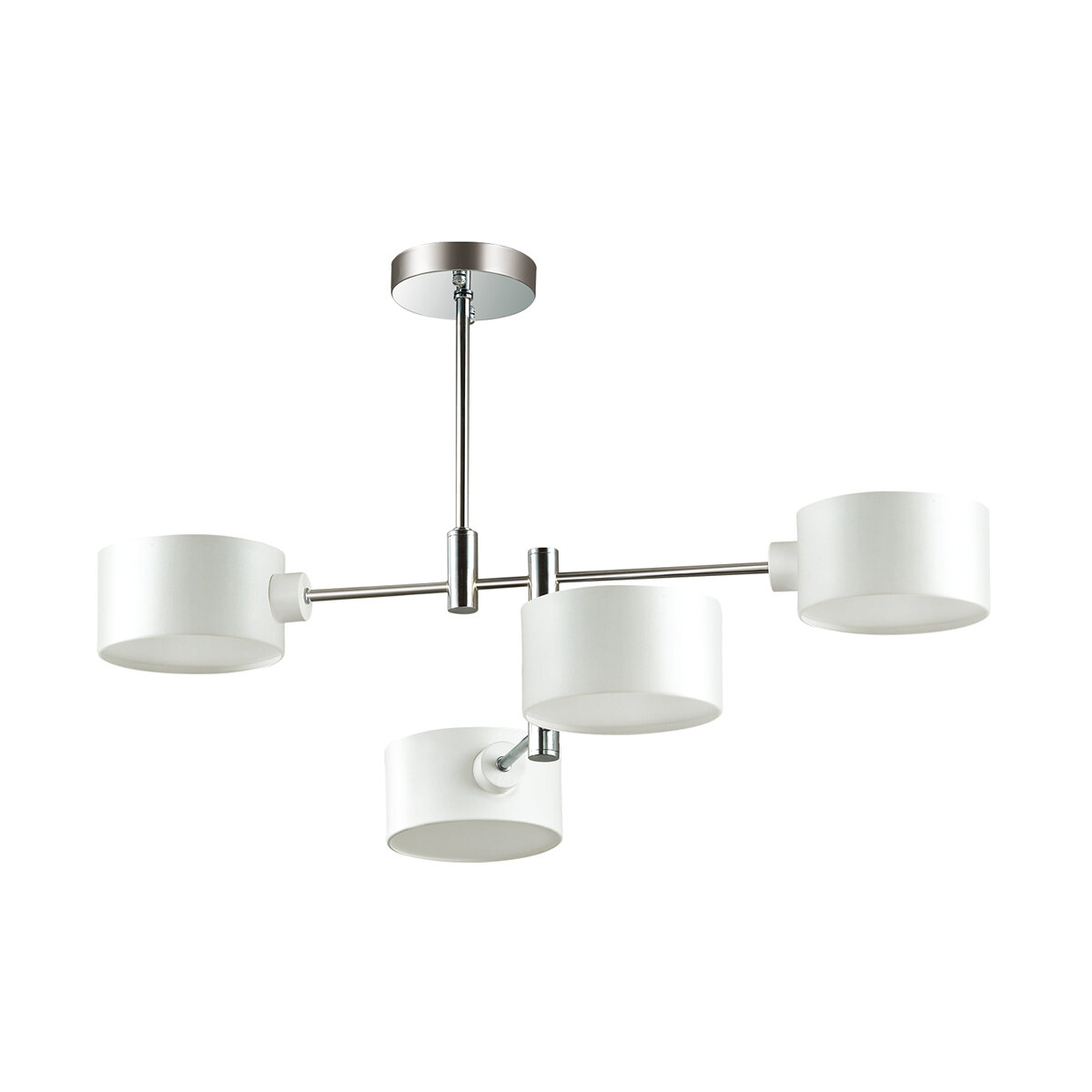 Потолочная люстра Lumion ASHLEY 3742/4C, E14, 240 Вт, металл, пластик, хром