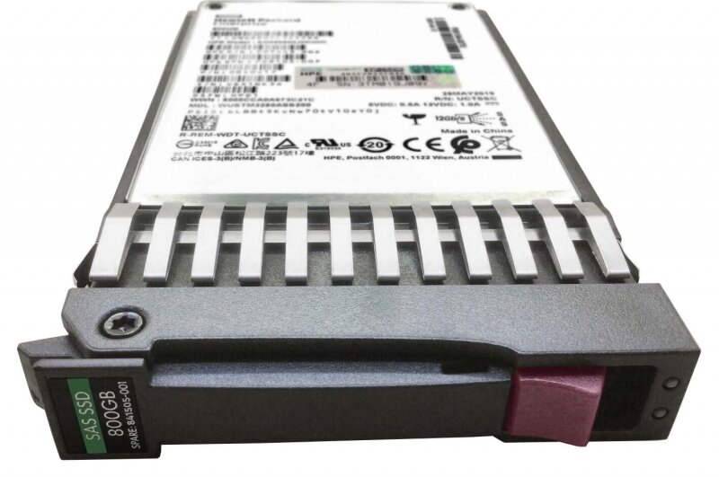 Накопитель SSD HPE 1x800Gb SAS 2.5" - фото №11