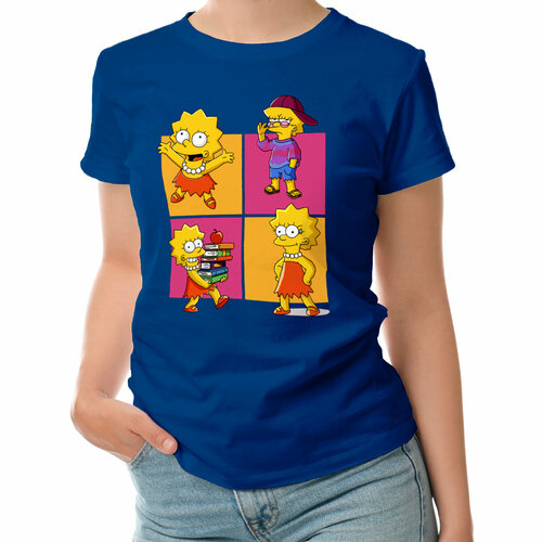 фото Футболка roly, размер l, синий