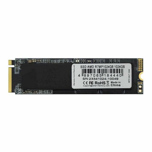 Твердотельный накопитель SSD AMD Radeon 1024Gb M.2 PCIE 4.0 2280 3D NAND Retail R7MP1024G8