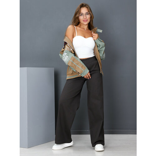 фото Брюки палаццо ivcapriz, размер 50, черный