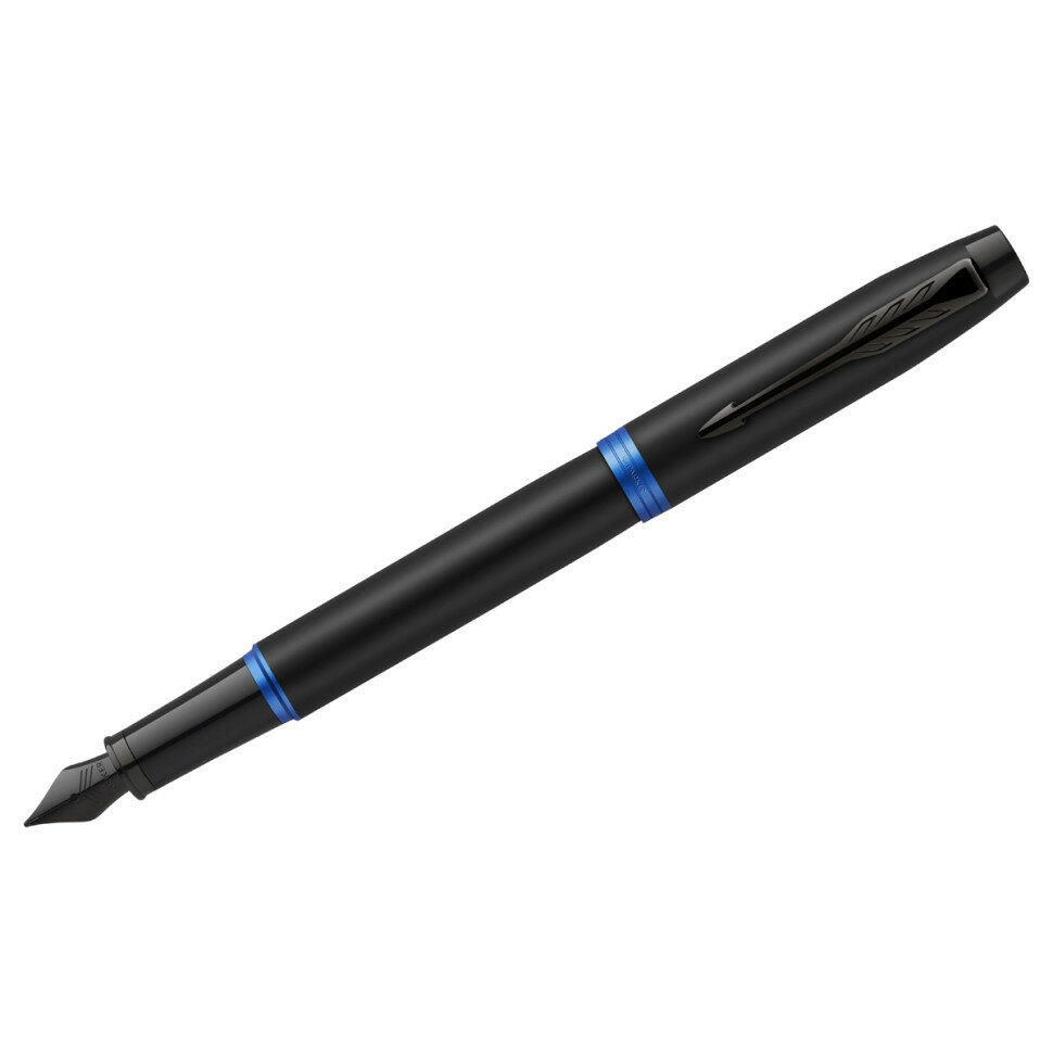 Ручка перьевая Professionals Marine Blue Black Trim PARKER - фото №14