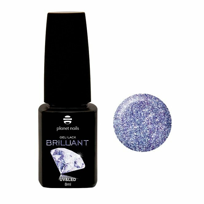 PLANET NAILS, BRILLIANT, Гель-лак №713, 8 мл