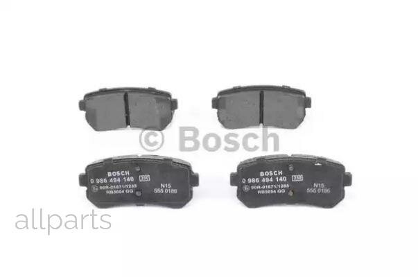 BOSCH 0986494140 Колодки тормозные дисковые KIA CEED/RIO/SPORTAGE/HYUNDAI ACCENT/i20/i30/ix35 задние
