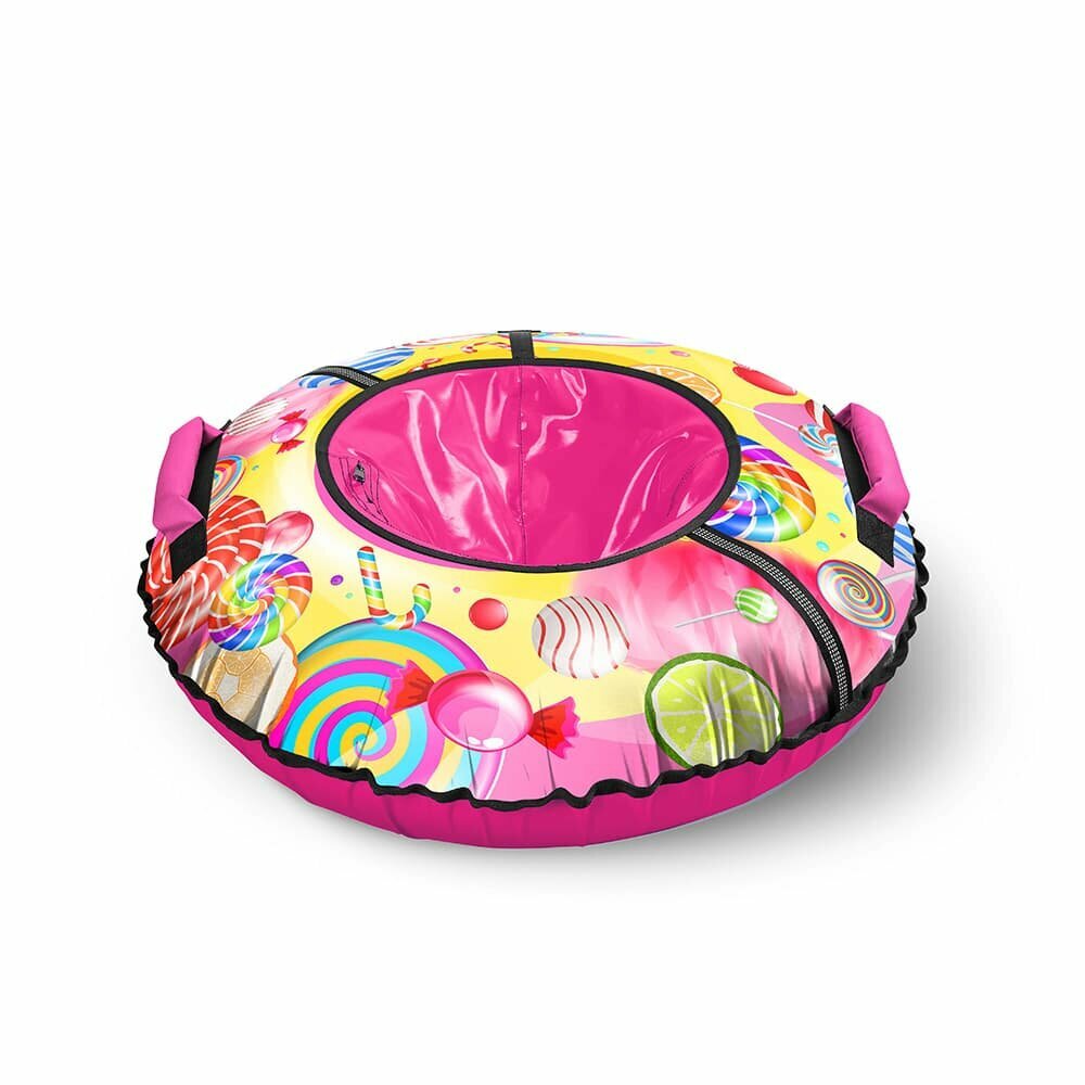 фото Игрушка. Тюбинг НИКА ТБ3К-70/КН розовый 'с конфетками'