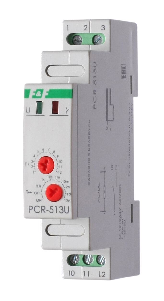 Реле времени Евроавтоматика F&F PCR-513U