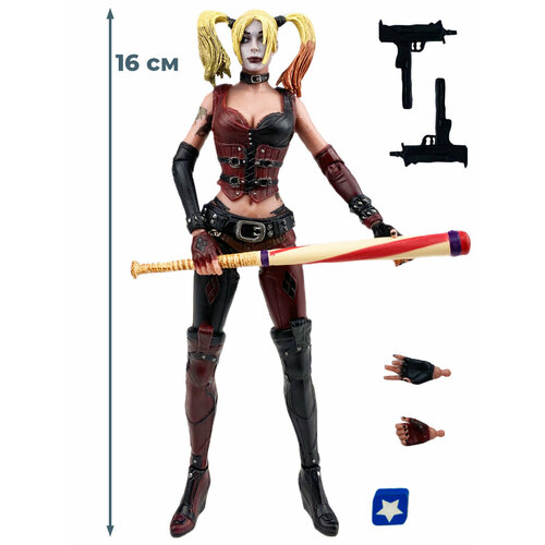 Фигурка Харли Квинн Harley Quinn Бэтмен Batman (аксессуары, 16 см)