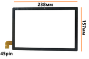 Тачскрин (сенсорное стекло) для планшета Digma Optima 1411D 4G (TS1273PL)