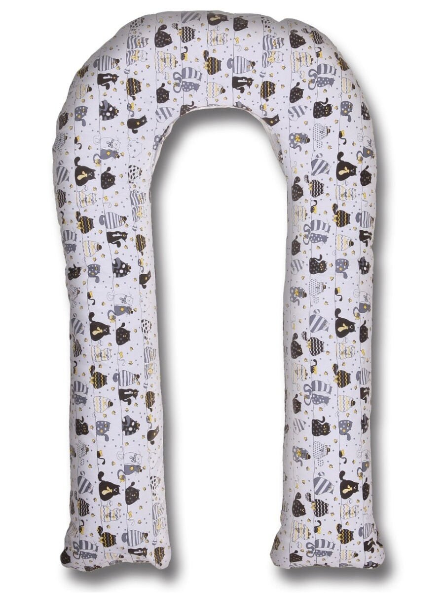Наволочка Body Pillow, для беременных, U-образная, 140x90 см