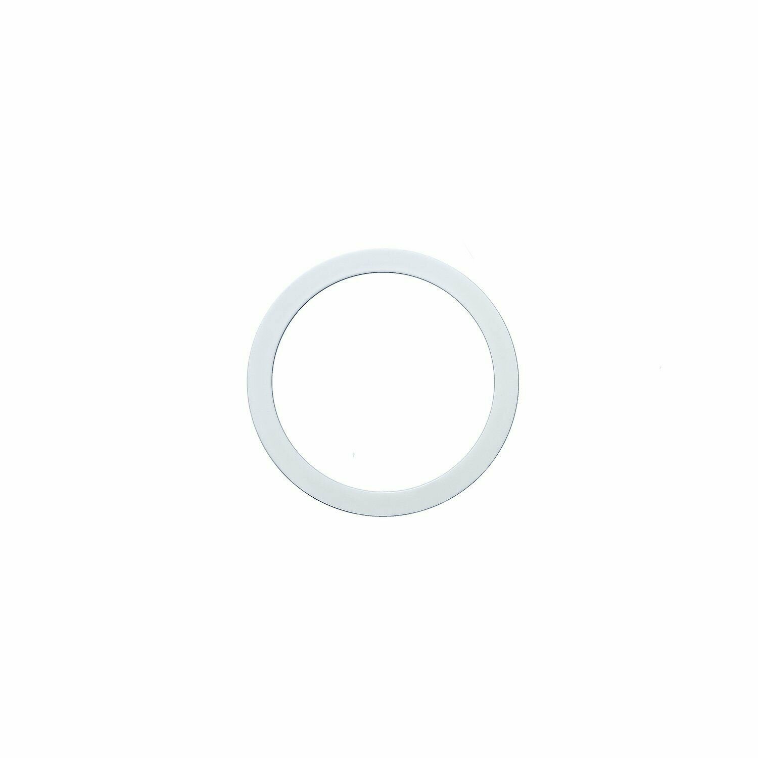 Металлическое кольцо MagSafe / Магнитная пластина МагСейф для беспроводной зарядки, для кошелька, картхолдера, диаметр 55 мм / цвет белый