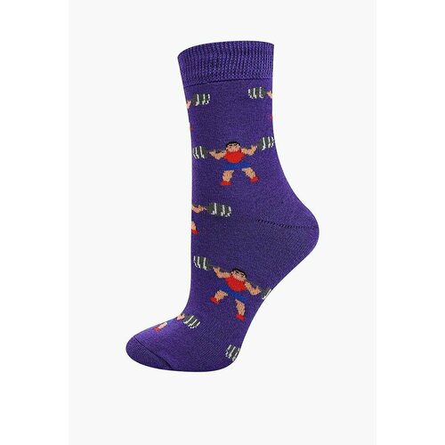 фото Носки big bang socks, размер 35-39, фиолетовый