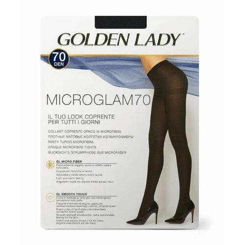 Колготки Golden Lady Micro Glam, 70 den, черный