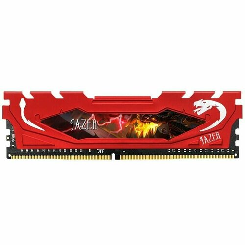 Оперативная память Jazer Snake Red DDR4 1x8 ГБ DIMM XMP 3200 МГц радиатор 215000₽