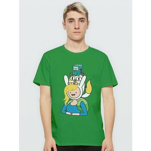 фото Футболка ds apparel, размер l, зеленый