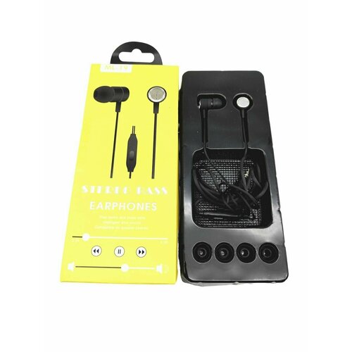 Проводные наушники ML-19 Stereo Bass Earphones черные