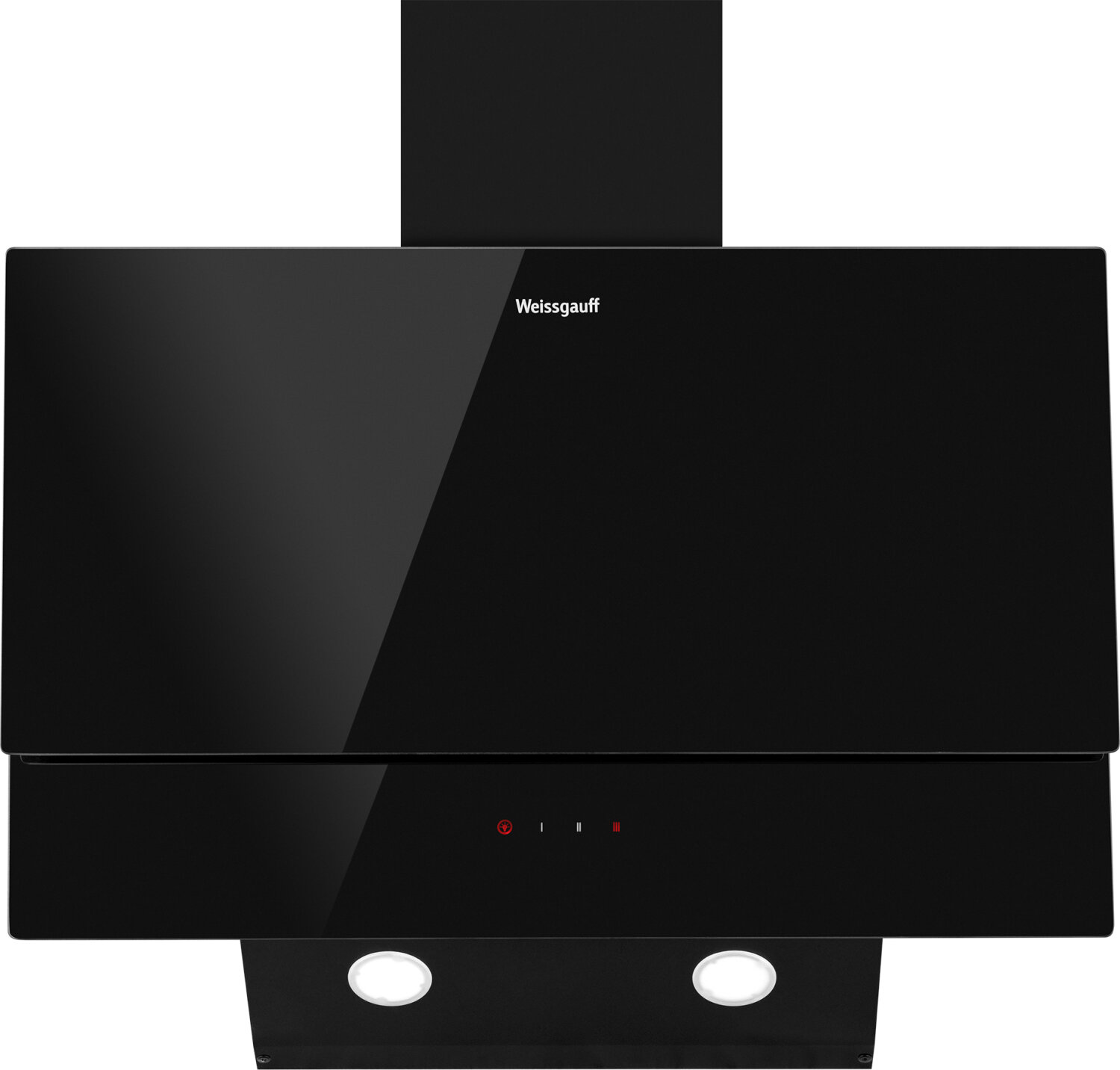 Купольная вытяжка Weissgauff Yota 606 Touch Double Black Glass, Алюминиевый жировой фильтр, Низкий уровень шума — фото 1