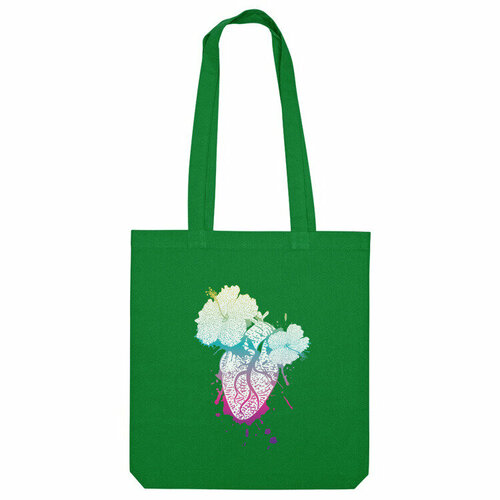 фото Сумка шоппер us basic, зеленый