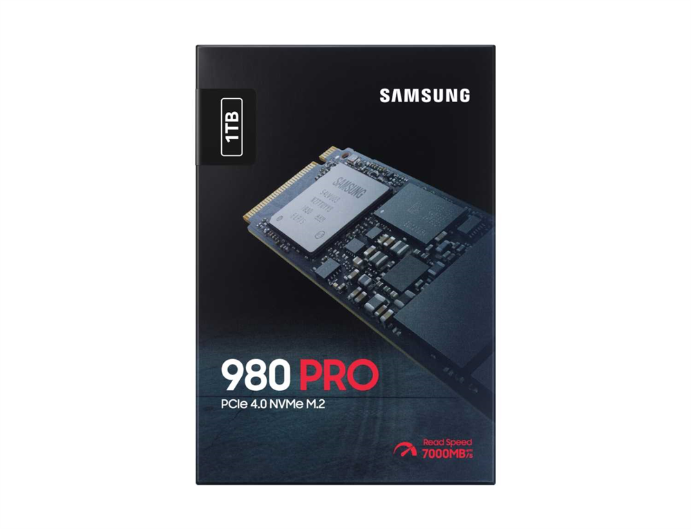 Samsung Накопитель твердотельный Samsung MZ-V8P1T0BW 980 PRO 1TB, M.2, PCIe G4 x4, NVMe 1.3c, V-NAND MLC