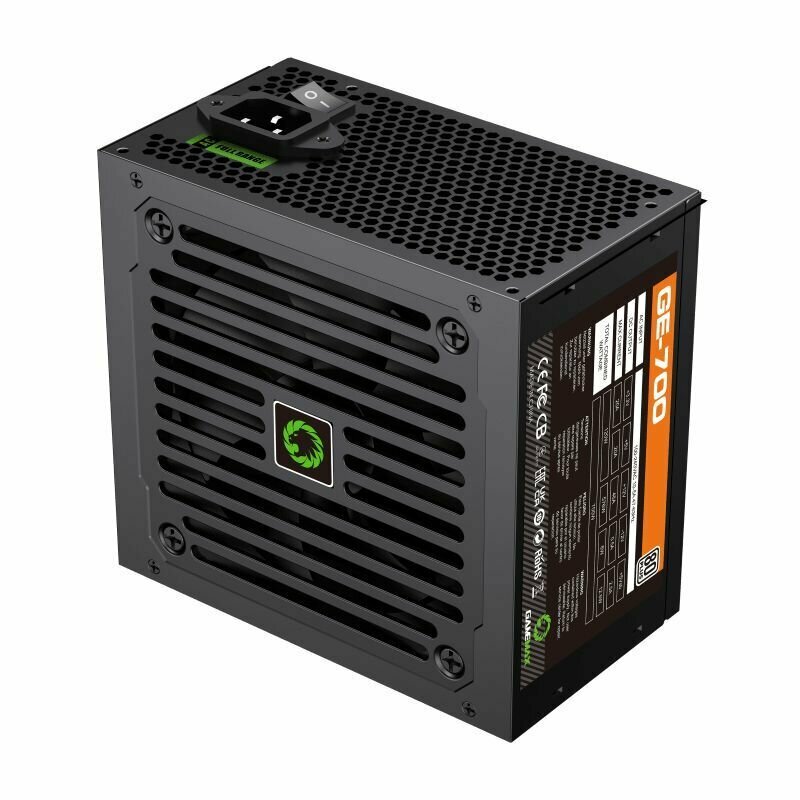 Блок питания ATX GameMax 700W, active PFC, вентилятор 120мм - фото №15