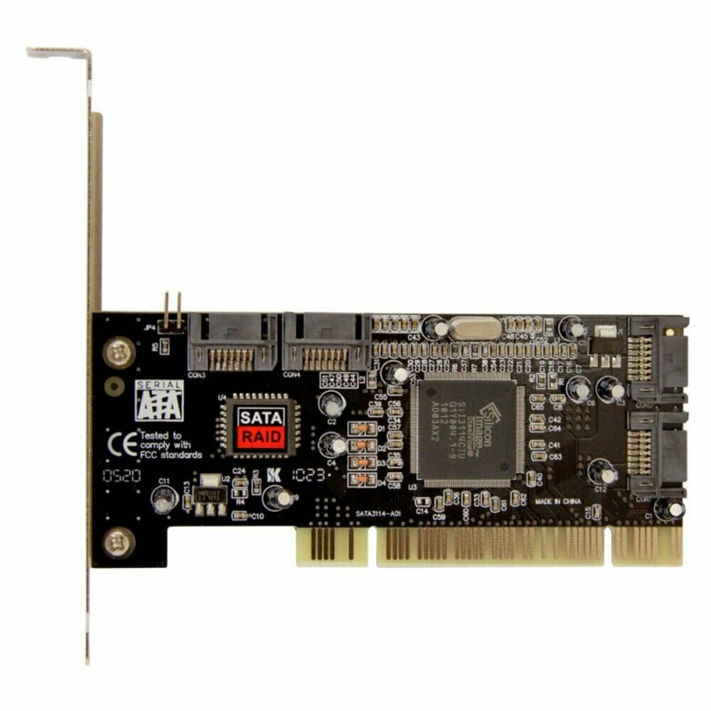 Контроллер PCI SIL3114 4xSATA Bulk — фото 5
