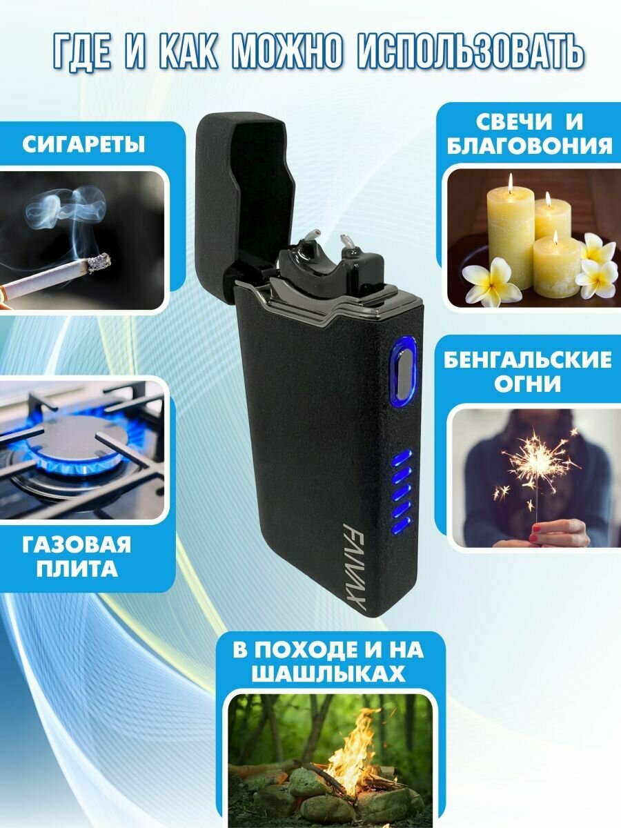 Электронная зажигалка с USB зарядкой - фотография № 3