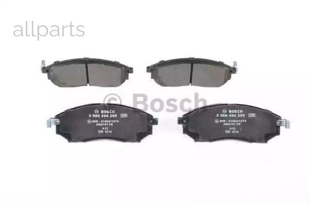 BOSCH 0986494295 Колодки тормозные дисковые NISSAN MURANO/PATHFINDER/QASHQAI/RENAULT KOLEOS передние