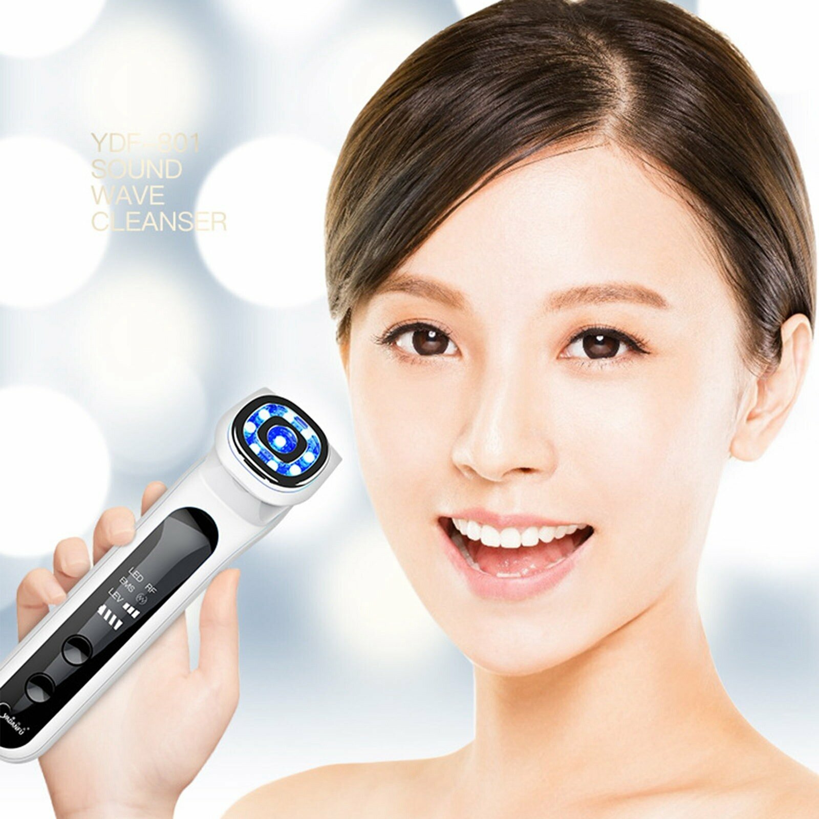 Led photon facial massage therapeutic instrument RF Beauty anti wrinkle instrument beauty machine - фотография № 9