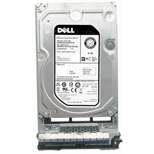 Жесткий диск Dell GKWHP 8Tb 7200 SAS 3,5 HDD