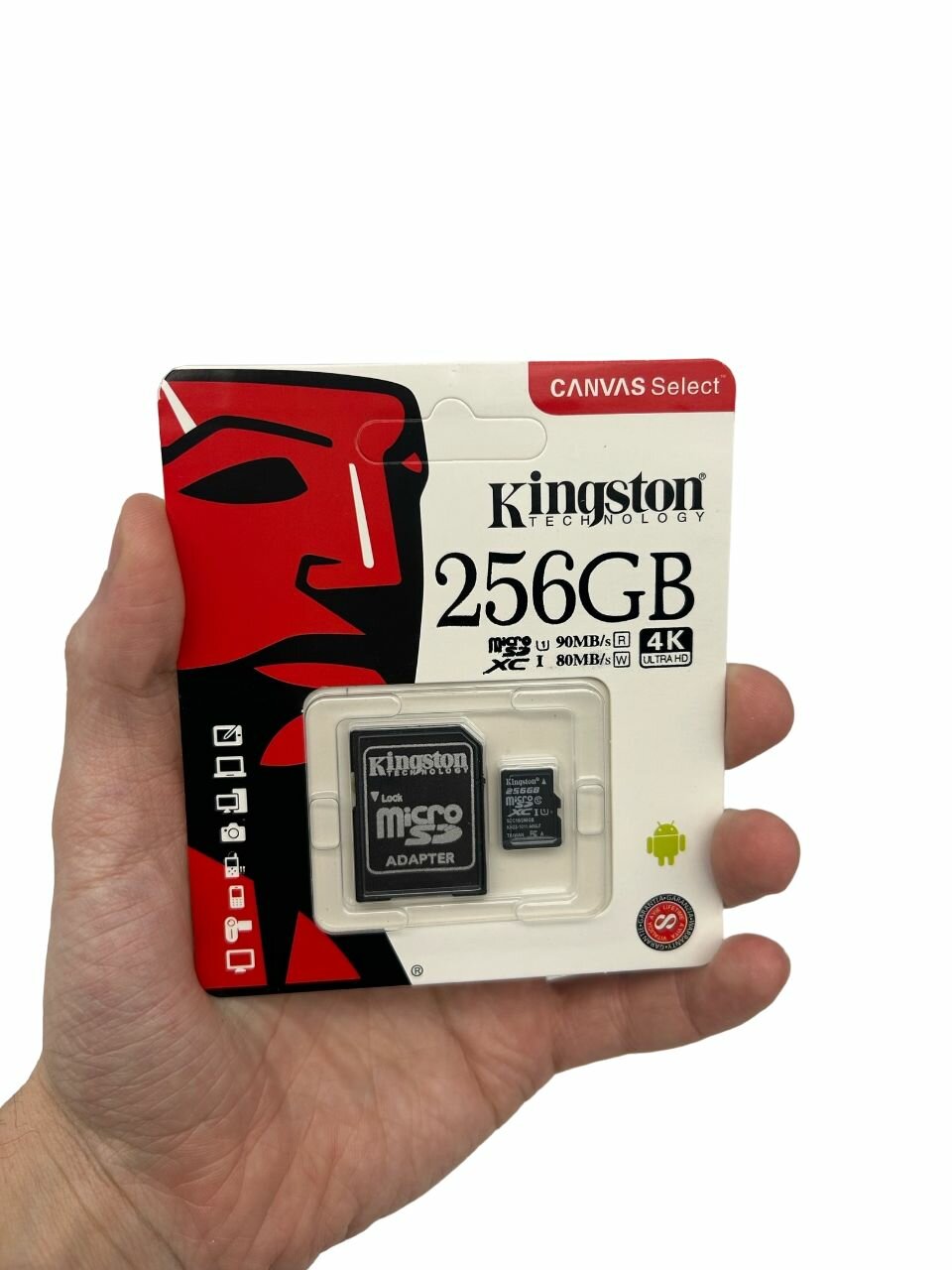 Карта памяти 256 Гб/MicroSD/Адаптер