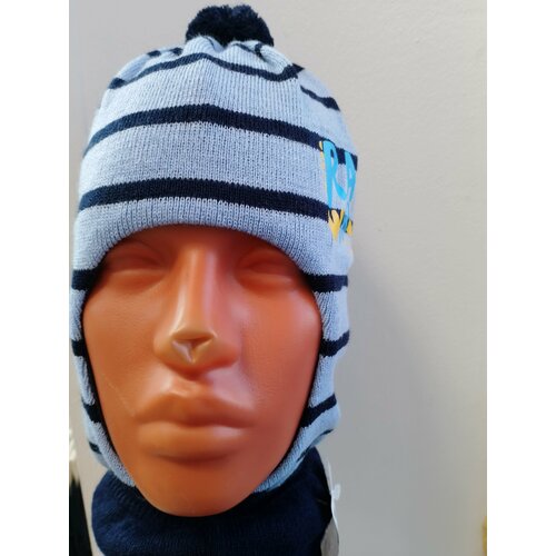 фото Шапка agbo, размер 48-50, синий