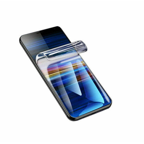 Комплект 2 шт. Гидрогелевая защитная пленка (не стекло) для Samsung Galaxy A8 STAR , глянцевая, на дисплей комплект 2 шт гидрогелевая защитная пленка не стекло для samsung galaxy a8 2016 глянцевая на дисплей