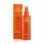 Увлажняющее молочко - спрей для загара лица и тела 200 мл, COLLISTAR Tanning moisturizing milk spray spf30 200 ml - изображение