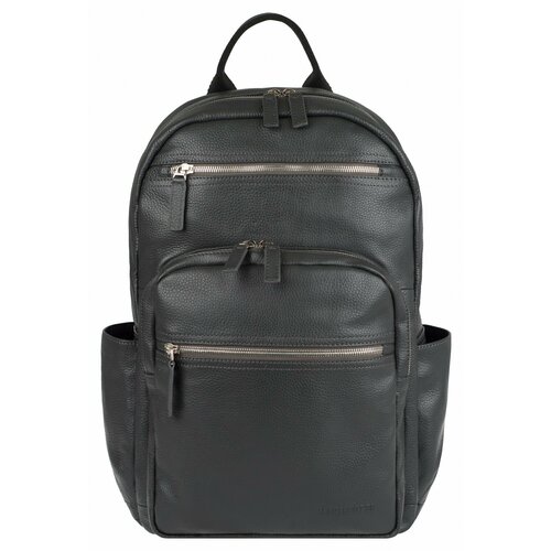 Рюкзак мужской, 2-707кFM1смок, натуральная кожа, повседневный, на учебу, на работу, Ф. А4, Franchesco Mariscotti