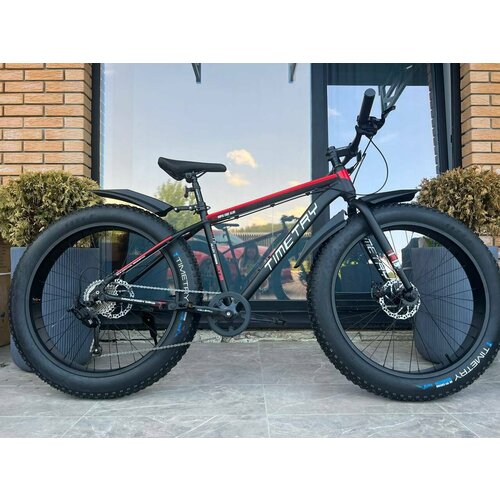 Велосипед фэтбайк Fatbike Richiesto тт089 26колеса Спортивный Вездеход подростковыйвзрослый Унисекс красныйсерый 2530000₽