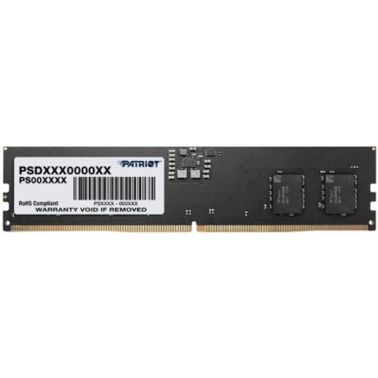 Оперативная память Patriot Memory DDR5 8Gb 5200 pc-41600 Signature Line CL42 1.1V (PSD58G520041)