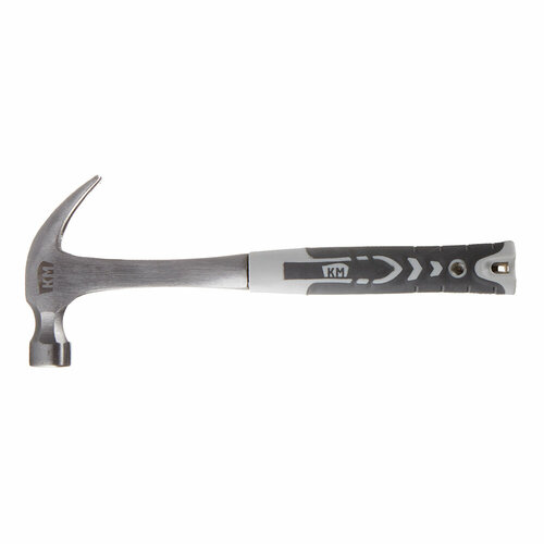 Молоток-гвоздодер цельнометаллический КМ 450 г обрезиненная ручка 1899₽