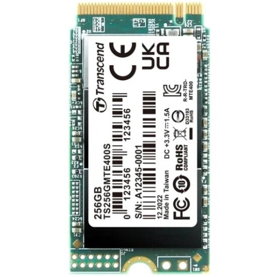 Накопитель Transcend SSD M.2 256GB MTE400S PCIe 3.0 x4 (TS256GMTE400S)