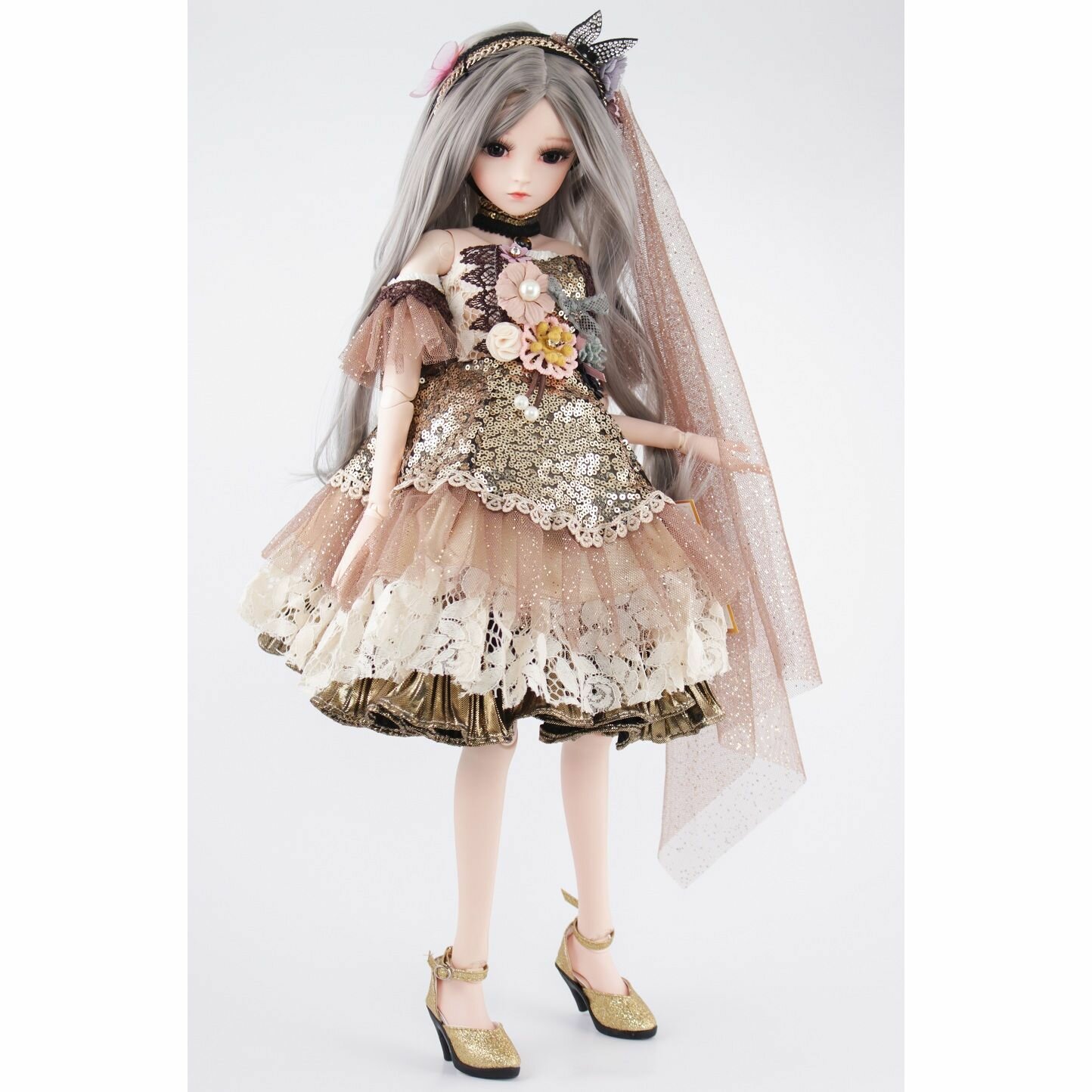 Doris Шарнирная BJD кукла Дорис с дополнительным мейком - Кира (60см) (Doris Kira Doll 60 sm)