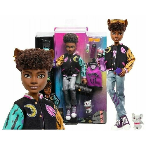 кукла клодин вульф monster high холидей howliday collector edition clawdeen wolf doll hnf97 Кукла Монстр Хай Клод Вульф (3-е поколение, 2023) HNF65