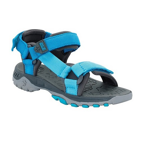 Сандалии Jack Wolfskin, текстиль, размер 27, голубой