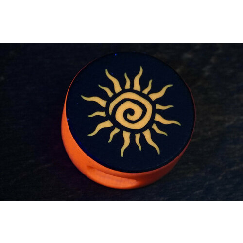 Бусина Evil Mask, G-10, люминофор